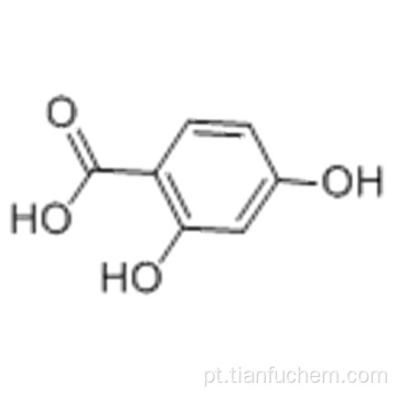 Ácido benzoico, 2,4-di-hidroxi-CAS 89-86-1